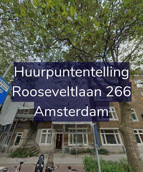 Foto gevel Huurpuntentelling voor Rooseveltlaan 266, Amsterdam