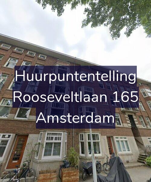 Foto gevel Huurpuntentelling voor Rooseveltlaan 165, Amsterdam