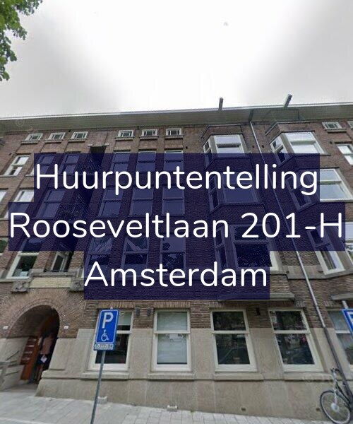 Foto gevel Huurpuntentelling voor Rooseveltlaan 201-H, Amsterdam