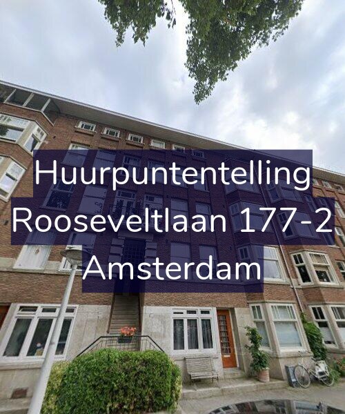 Foto gevel Huurpuntentelling voor Rooseveltlaan 177-2, Amsterdam