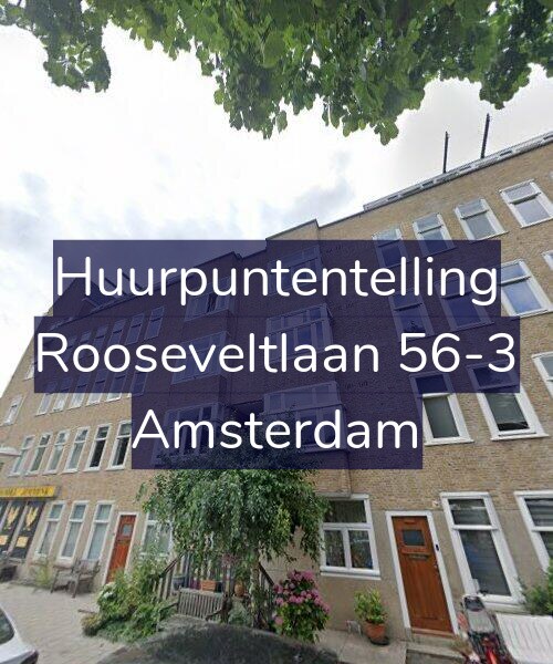 Foto gevel Huurpuntentelling voor Rooseveltlaan 56-3, Amsterdam