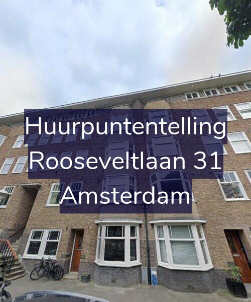 Foto gevel Huurpuntentelling voor Rooseveltlaan 31, Amsterdam
