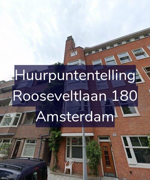 Foto gevel Huurpuntentelling voor Rooseveltlaan 180, Amsterdam