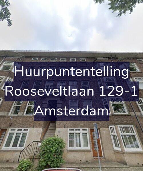 Foto gevel Huurpuntentelling voor Rooseveltlaan 129-1, Amsterdam