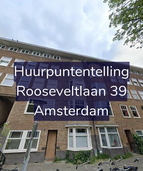 Foto gevel Huurpuntentelling voor Rooseveltlaan 39, Amsterdam