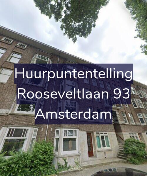 Foto gevel Huurpuntentelling voor Rooseveltlaan 93, Amsterdam