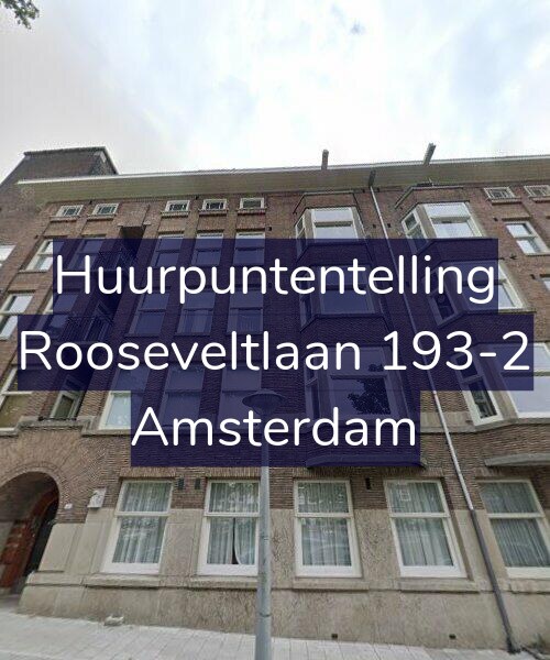 Foto gevel Huurpuntentelling voor Rooseveltlaan 193-2, Amsterdam