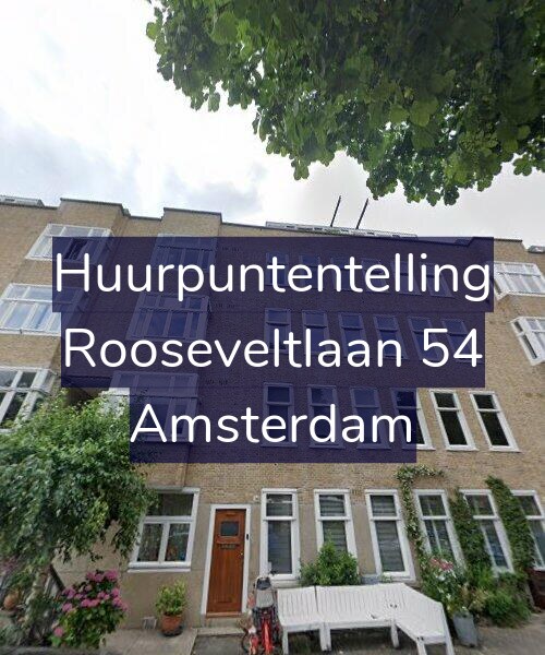 Foto gevel Huurpuntentelling voor Rooseveltlaan 54, Amsterdam