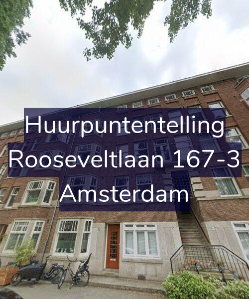 Foto gevel Huurpuntentelling voor Rooseveltlaan 167-3, Amsterdam
