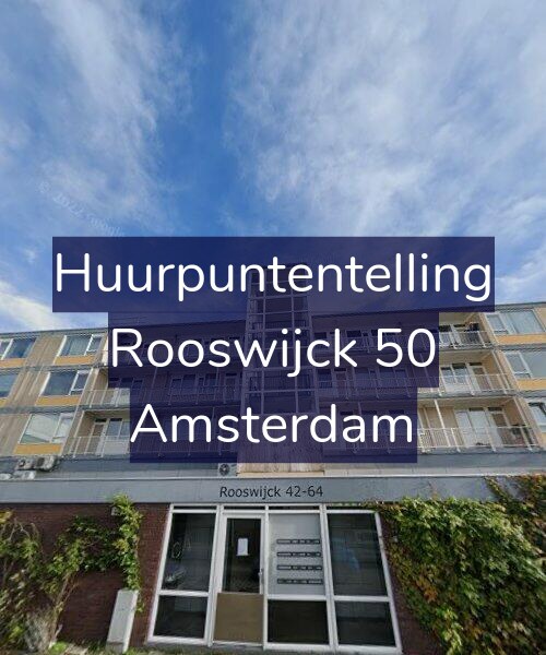 Foto gevel Huurpuntentelling voor Rooswijck 50, Amsterdam