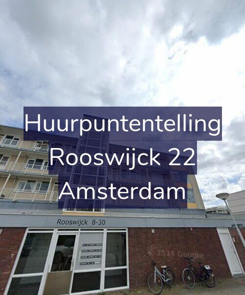 Foto gevel Huurpuntentelling voor Rooswijck 22, Amsterdam