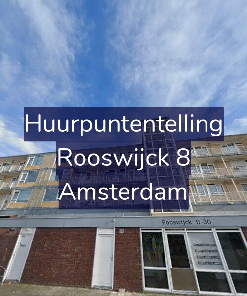 Foto gevel Huurpuntentelling voor Rooswijck 8, Amsterdam