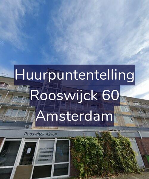 Foto gevel Huurpuntentelling voor Rooswijck 60, Amsterdam
