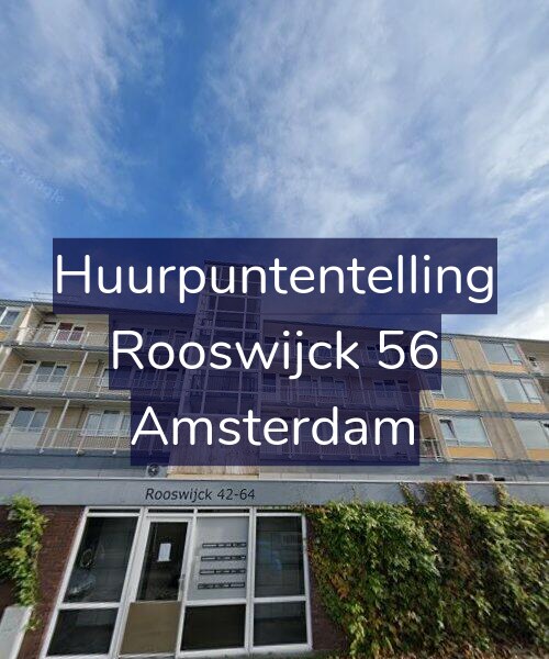 Foto gevel Huurpuntentelling voor Rooswijck 56, Amsterdam