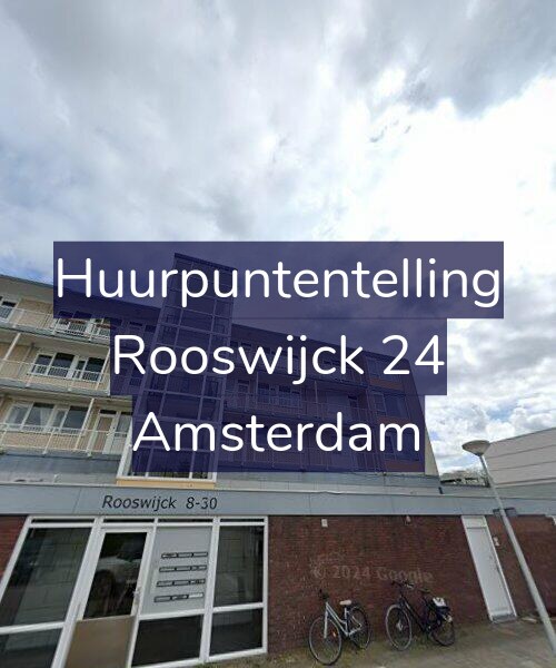Foto gevel Huurpuntentelling voor Rooswijck 24, Amsterdam