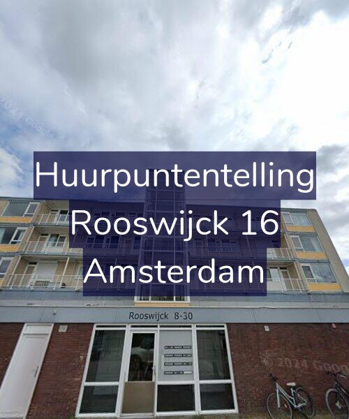 Foto gevel Huurpuntentelling voor Rooswijck 16, Amsterdam
