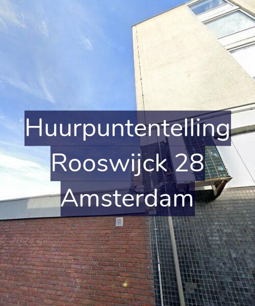 Foto gevel Huurpuntentelling voor Rooswijck 28, Amsterdam