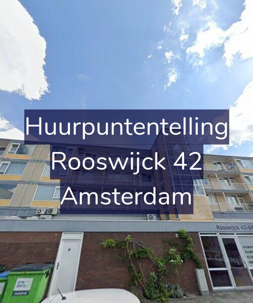 Foto gevel Huurpuntentelling voor Rooswijck 42, Amsterdam
