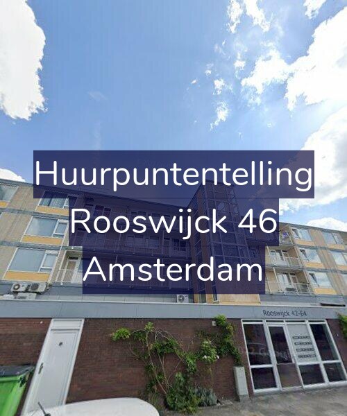 Foto gevel Huurpuntentelling voor Rooswijck 46, Amsterdam