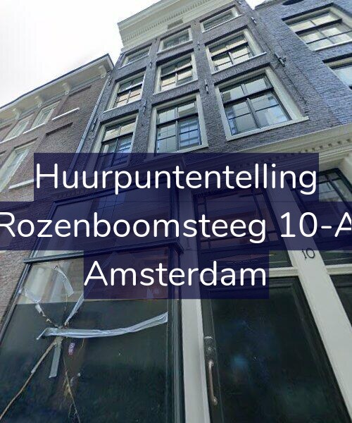 Foto gevel Huurpuntentelling voor Rozenboomsteeg 10-A, Amsterdam