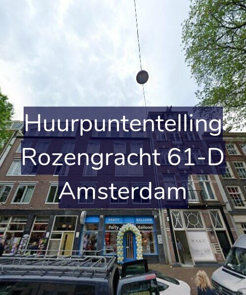 Foto gevel Huurpuntentelling voor Rozengracht 61-D, Amsterdam