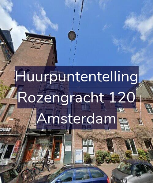 Foto gevel Huurpuntentelling voor Rozengracht 120, Amsterdam