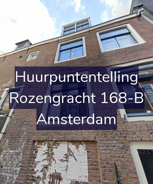 Foto gevel Huurpuntentelling voor Rozengracht 168-B, Amsterdam