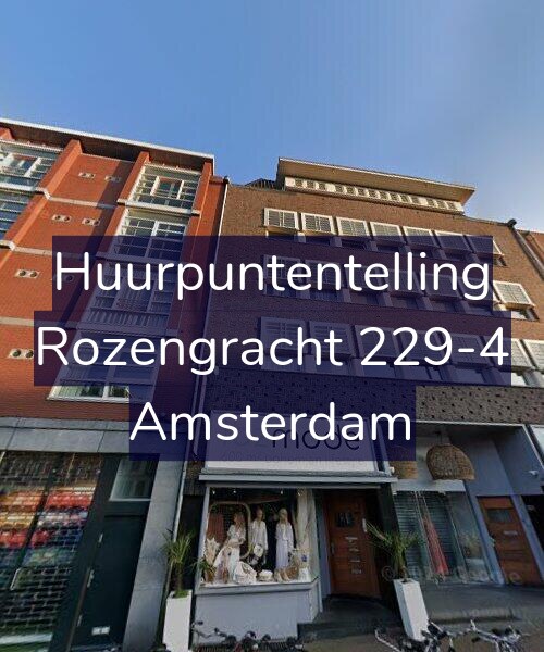 Foto gevel Huurpuntentelling voor Rozengracht 229-4, Amsterdam