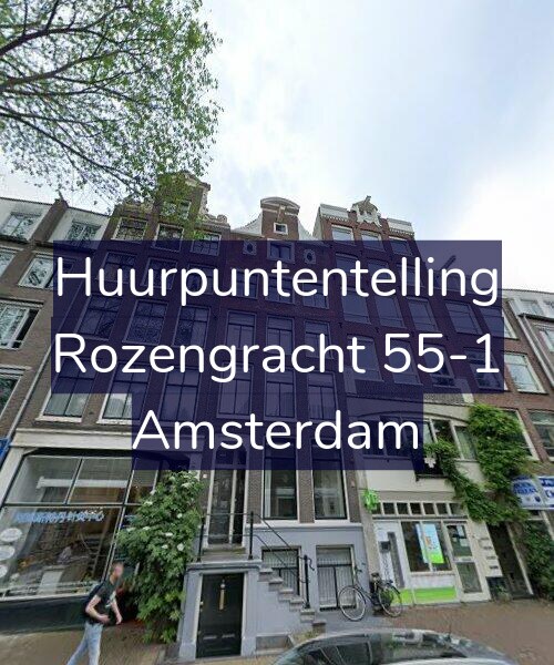 Foto gevel Huurpuntentelling voor Rozengracht 55-1, Amsterdam