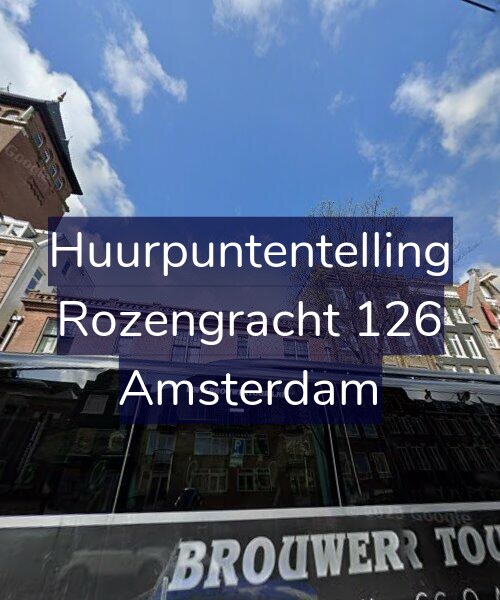 Foto gevel Huurpuntentelling voor Rozengracht 126, Amsterdam