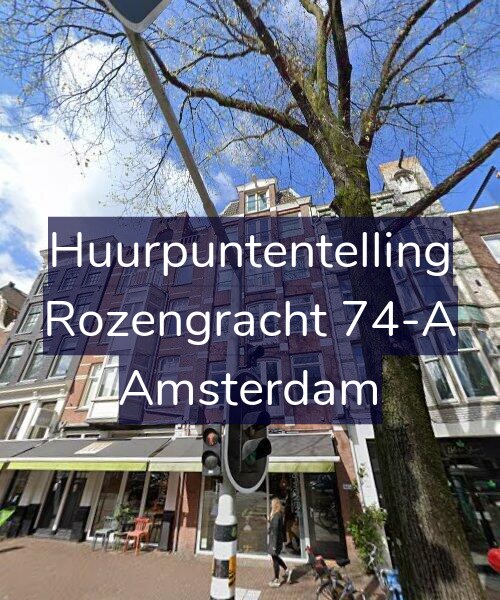 Foto gevel Huurpuntentelling voor Rozengracht 74-A, Amsterdam