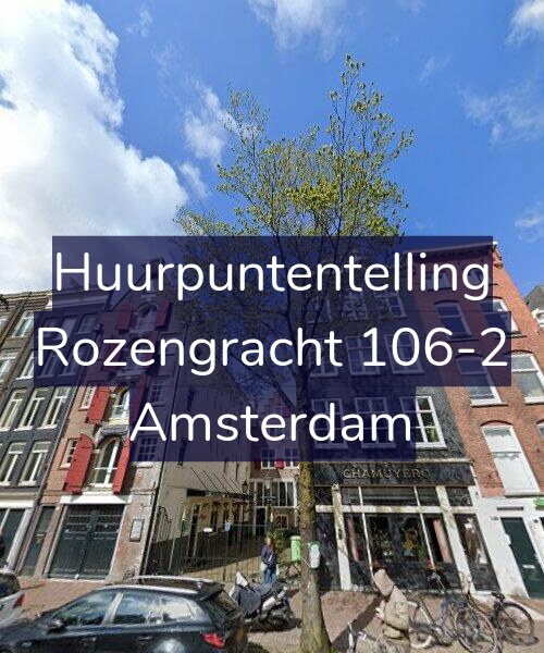 Foto gevel Huurpuntentelling voor Rozengracht 106-2, Amsterdam