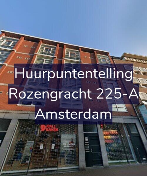 Foto gevel Huurpuntentelling voor Rozengracht 225-A, Amsterdam