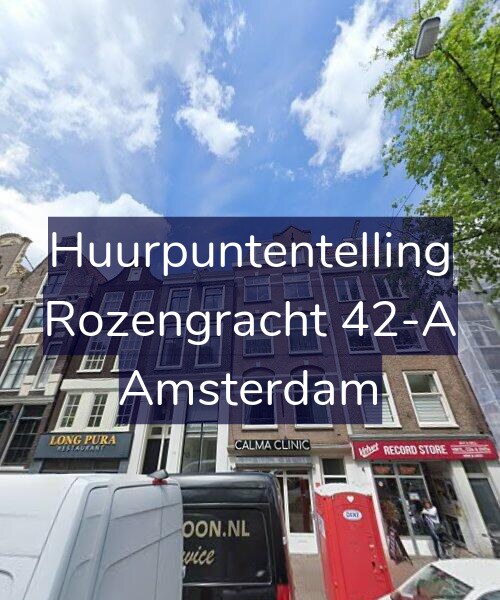 Foto gevel Huurpuntentelling voor Rozengracht 42-A, Amsterdam