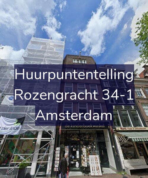 Foto gevel Huurpuntentelling voor Rozengracht 34-1, Amsterdam
