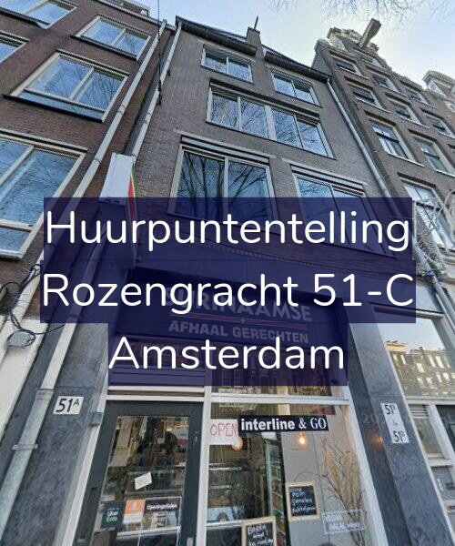 Foto gevel Huurpuntentelling voor Rozengracht 51-C, Amsterdam