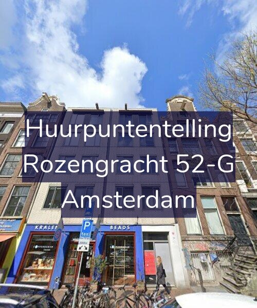 Foto gevel Huurpuntentelling voor Rozengracht 52-G, Amsterdam