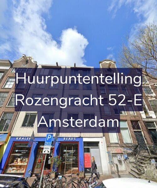 Foto gevel Huurpuntentelling voor Rozengracht 52-E, Amsterdam