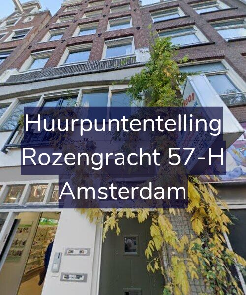 Foto gevel Huurpuntentelling voor Rozengracht 57-H, Amsterdam