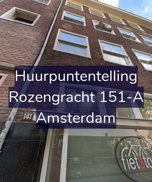 Foto gevel Huurpuntentelling voor Rozengracht 151-A, Amsterdam