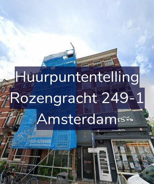 Foto gevel Huurpuntentelling voor Rozengracht 249-1, Amsterdam