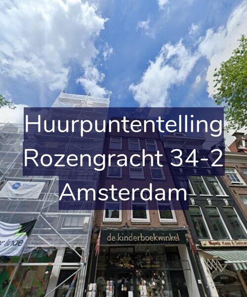 Foto gevel Huurpuntentelling voor Rozengracht 34-2, Amsterdam