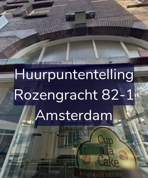 Foto gevel Huurpuntentelling voor Rozengracht 82-1, Amsterdam