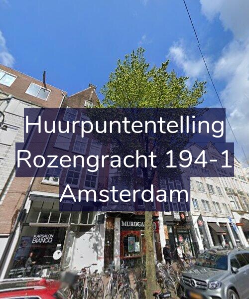 Foto gevel Huurpuntentelling voor Rozengracht 194-1, Amsterdam