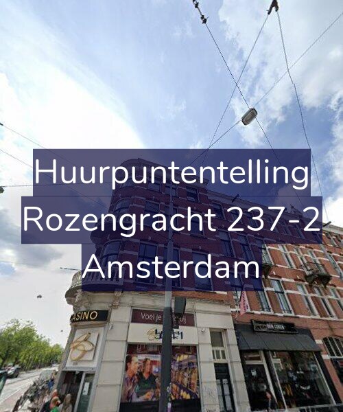 Foto gevel Huurpuntentelling voor Rozengracht 237-2, Amsterdam