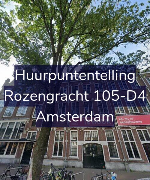 Foto gevel Huurpuntentelling voor Rozengracht 105-D4, Amsterdam