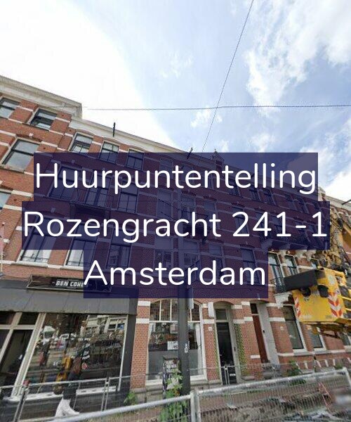 Foto gevel Huurpuntentelling voor Rozengracht 241-1, Amsterdam