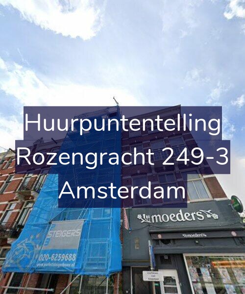 Foto gevel Huurpuntentelling voor Rozengracht 249-3, Amsterdam