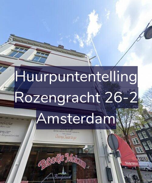 Foto gevel Huurpuntentelling voor Rozengracht 26-2, Amsterdam