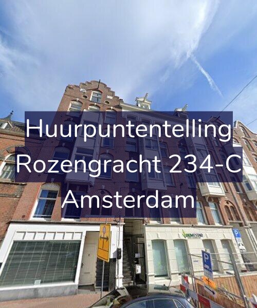 Foto gevel Huurpuntentelling voor Rozengracht 234-C, Amsterdam